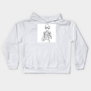 shinji ikari the mecha driver in evangelion Kids Hoodie